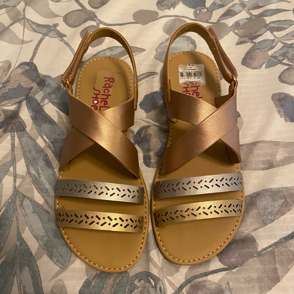 Metallic Sandals Sz 3